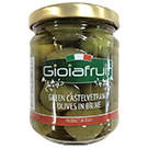 【FOOD de WINE】マダマ･オリーヴァ オリーブホール(種有り) 200g / イオンリテール ◎(MADAMA OLIVA GREEN CASTELVETRANO OLIVES ◎)